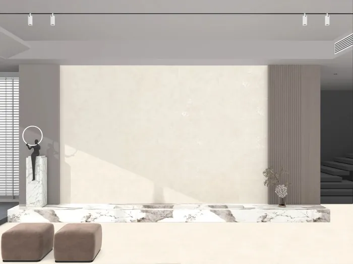 CUBE METIC CREMA DECOR tile